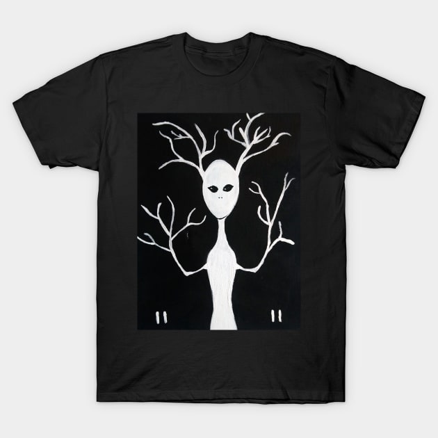 1111 Cosmic Tree Spirit T-Shirt by Cosmic Witch 